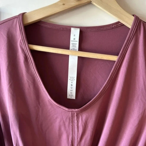 LULULEMON NWT Do the Daily SS Short Sleeve T Shirt Top Plumful 6 - Picture 7 of 12